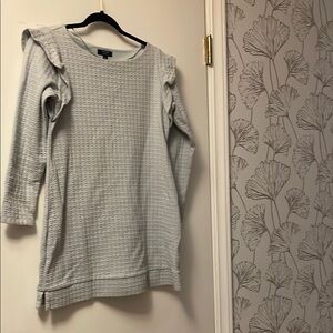 Kaari Blue Light Gray/Blue Tunic or Mini Dress